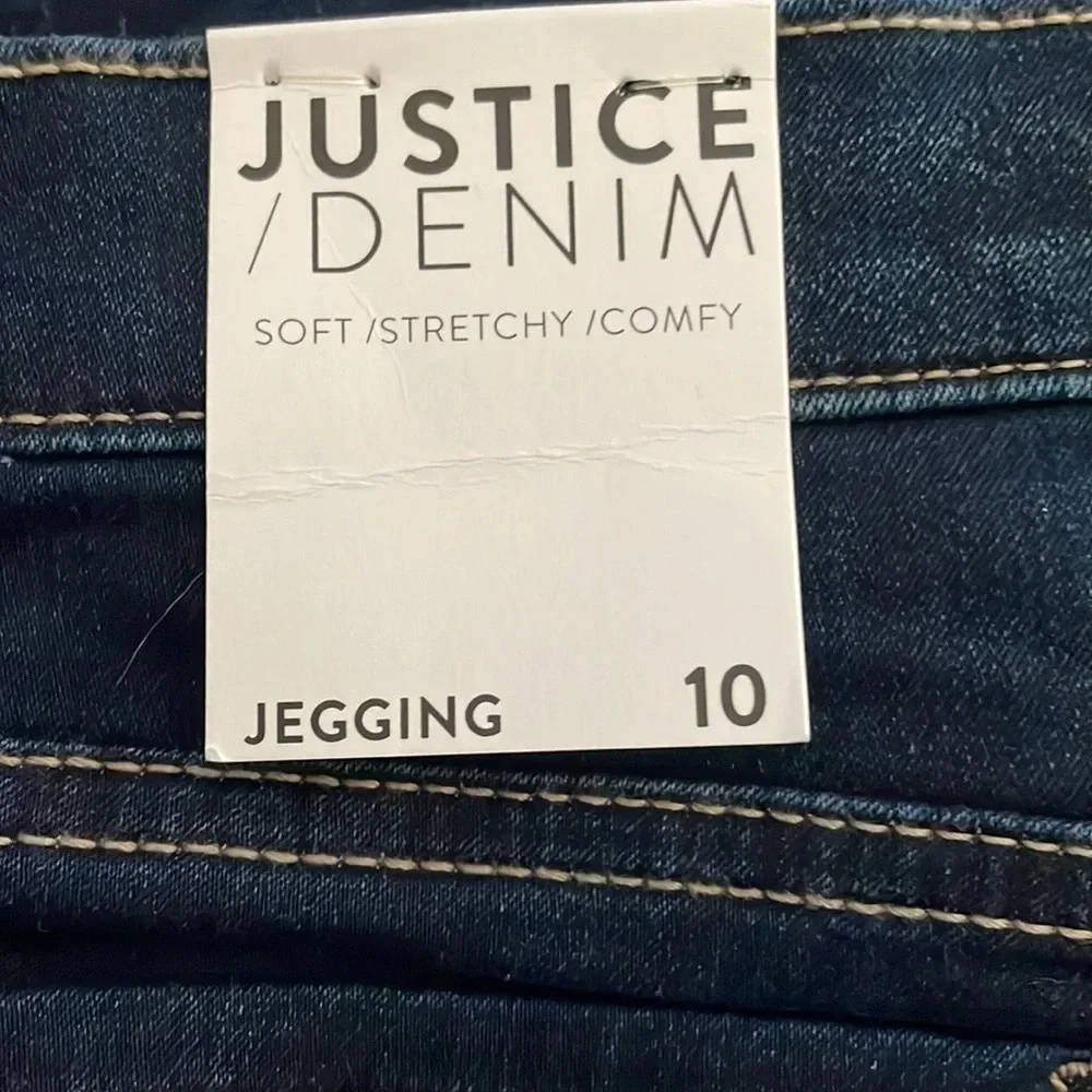 Justice stretch denim